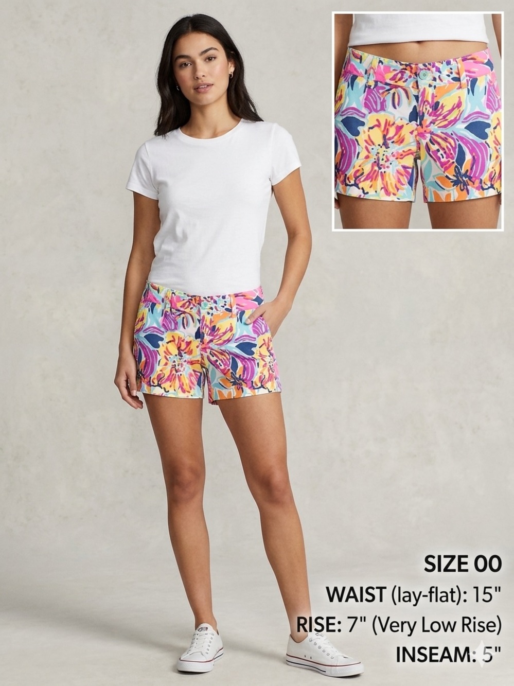 Lilly Pulitzer The Callahan Multicolor Floral Shorts
